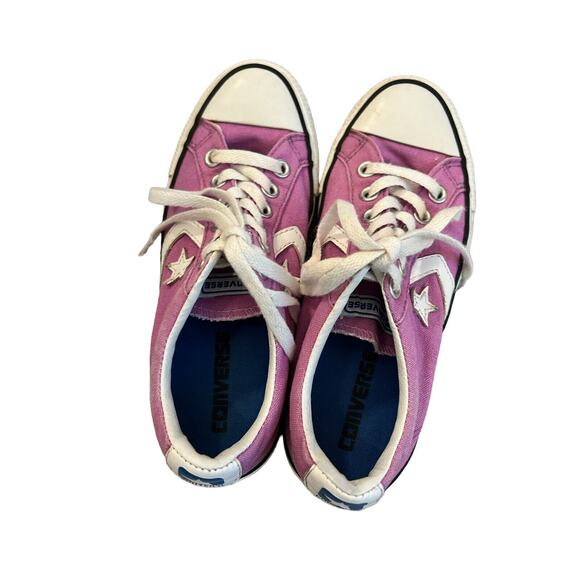 Converse Star Player OX Purple White Low Top Shoes Mens Size 4.5 Sneaker 128651F - Picture 9 of 15